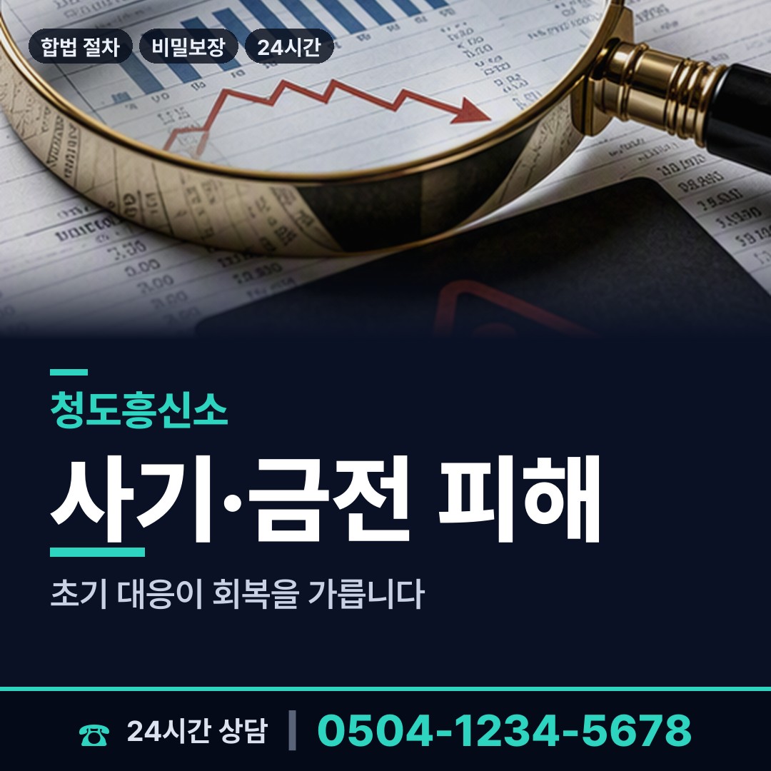 청도 금천면 법인신용조사 상담 안내